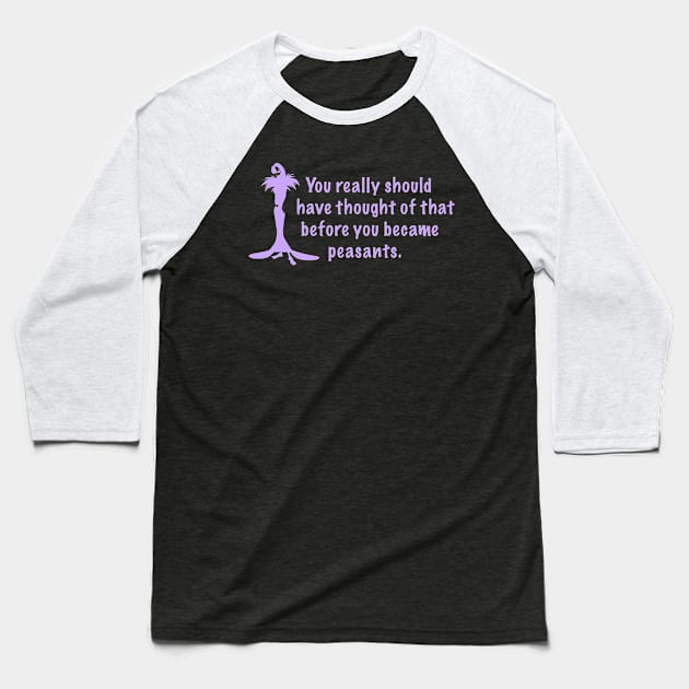 Yzma Baseball T-Shirt by duchessofdisneyland